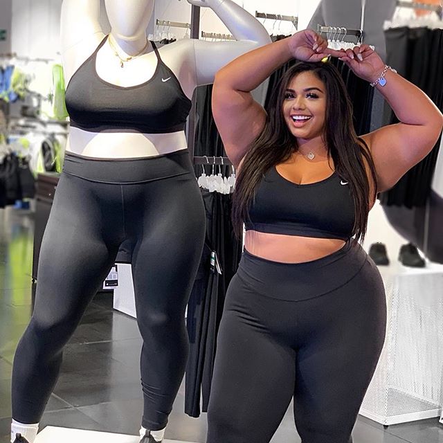 Plus-Size Nike Model Grace Victory Claps Back at Fat-shamers on