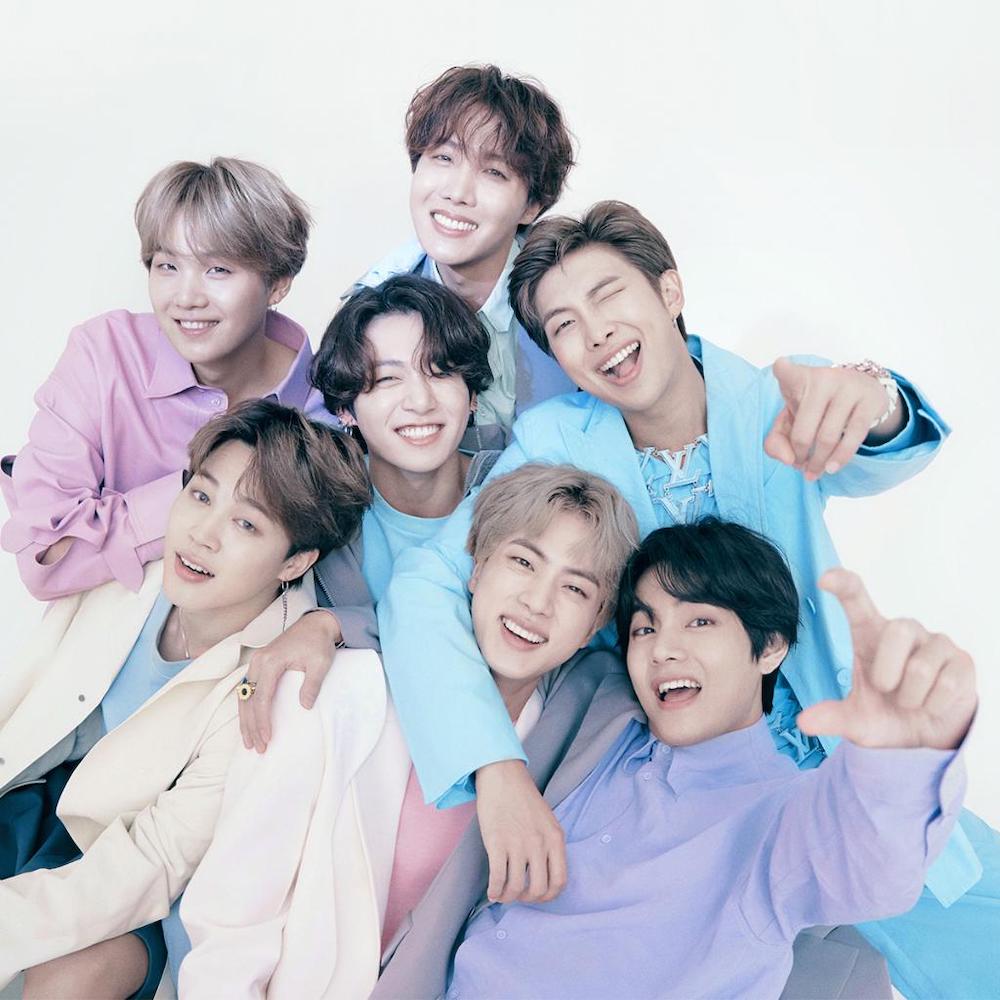 On April 22, Louis Vuitton announced on social media that BTS are the newest House Ambassadors to the luxury brand. Later, the French luxury brand followed up with individual photos of the famous K-Pop group in a colorful photoshoot from Paper Magazine.