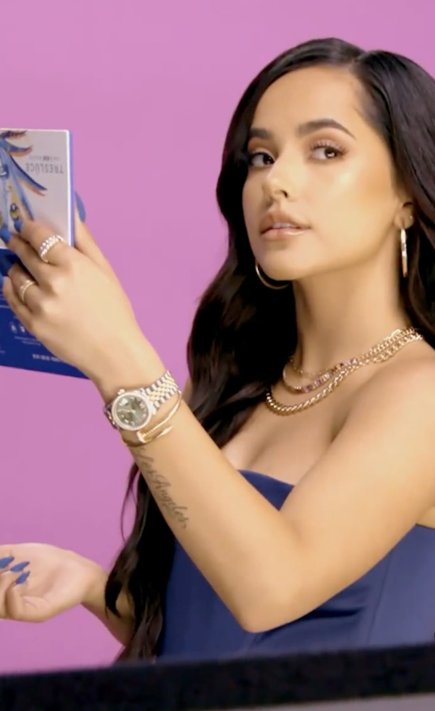 Mexican-American singer Becky G is launching her very own makeup brand, Treslúce Beauty. She revealed that the brand's products and stylistic details were influenced by her Latinx Heritage.