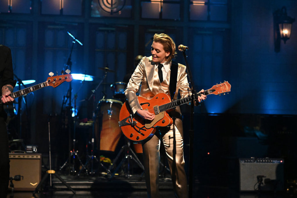 Brandi Carlile made her Saturday Night Live debut as a musical guest on October 23.