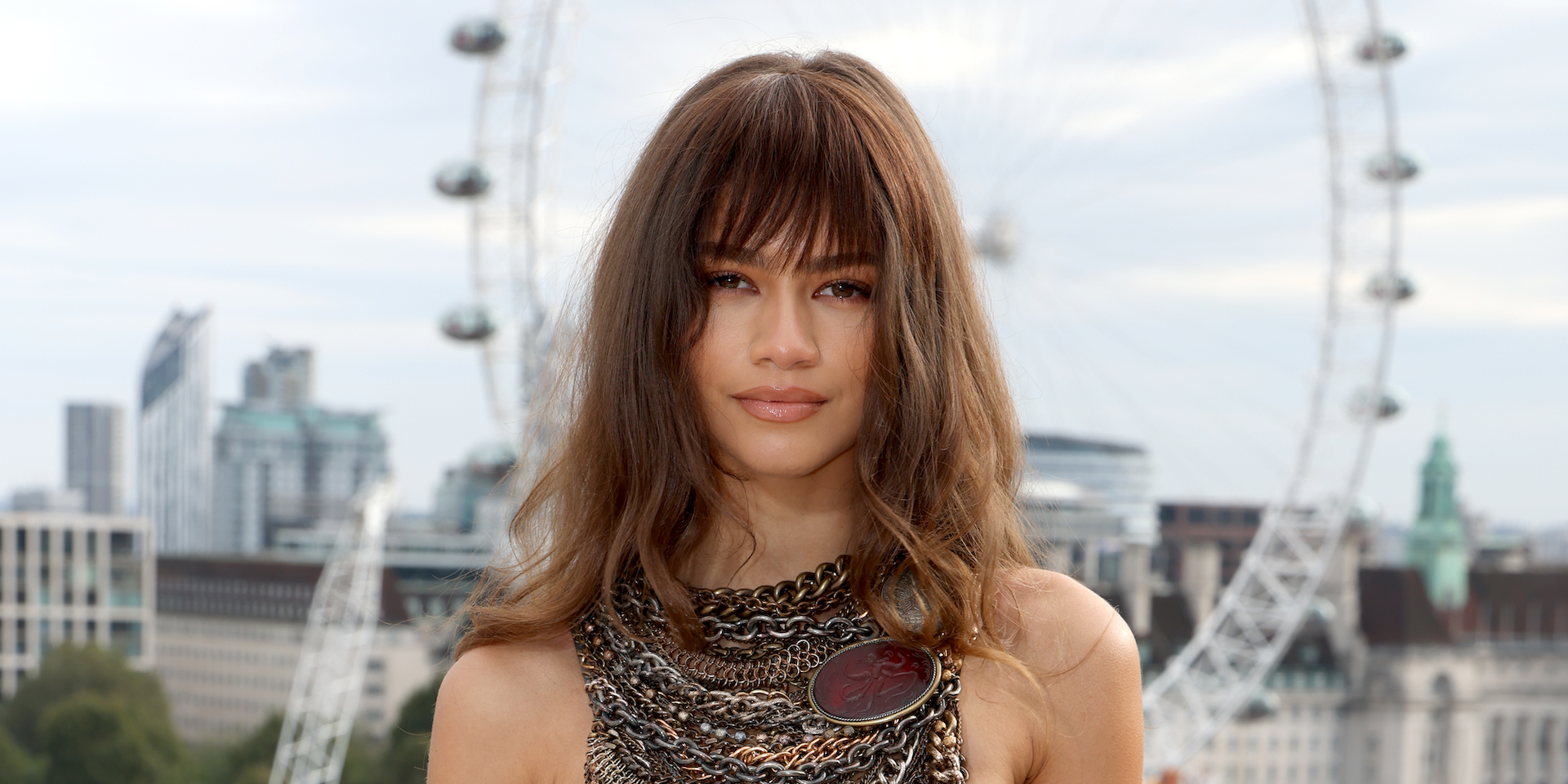 Zendaya joins the corset trend in stunning off-the shoulder suit while in  Paris
