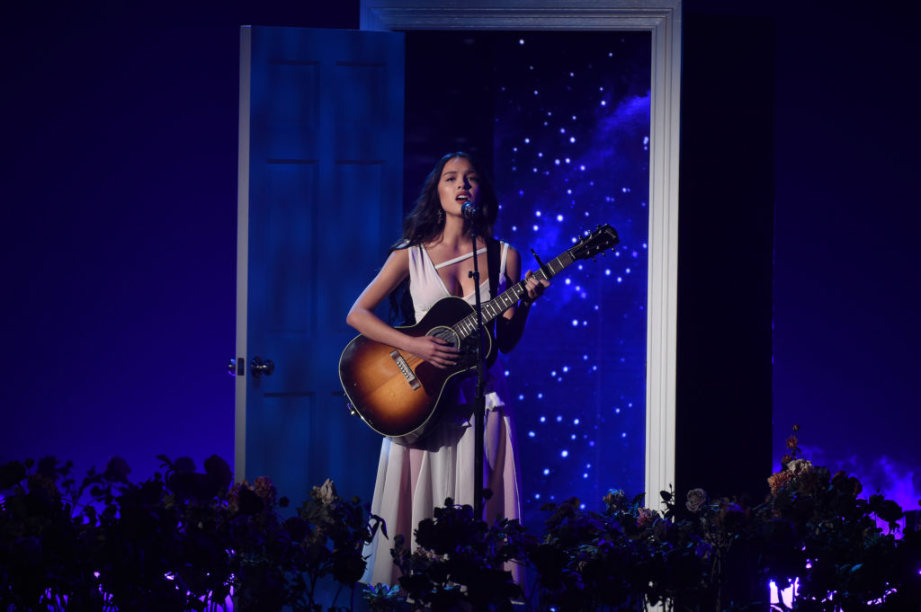 Olivia Rodrigo has done it again. The 18-year-old singer made her American Music Awards debut with a tender performance of her latest single off of her Sour album, “Traitor.”