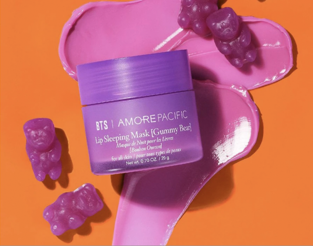 BTS and South Korean cosmetics brand Amorepacific have created the lip mask of the ARMY's dreams. The mask is a limited-edition version of the magical Laneige balm that transforms dry lips overnight.