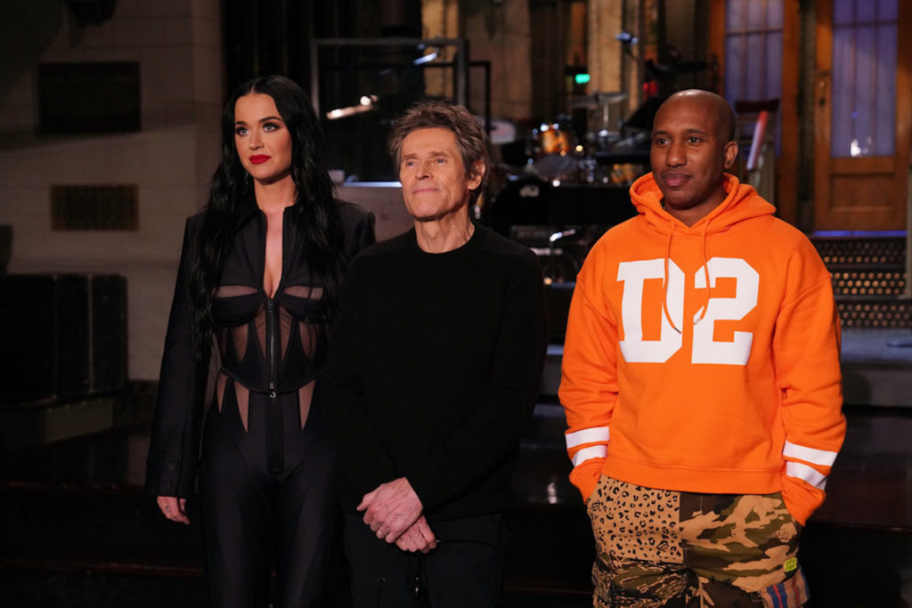 Katy Perry brought the Perry Playland to the iconic Saturday Night Live stage on January 29. The American Idol judge performed for the fourth time as a musical guest while actor Willem Dafoe made his hosting debut. 