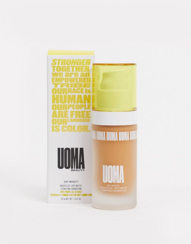 UOMA Beauty is a Nigerian makeup brand that aims to create an inclusive beauty standard and believes that beauty starts with believing it yourself. UOMA literally stands for beautiful and caters to a wide range of shades. UOMA is a brand that is doing it like no one put there, rebelling to all beauty standards and believing that beauty includes anyone no matter their color. Its founder, Nigerian-born Sharon Chuter is a visionary that plans to revolutionize the makeup game by creating a diverse and inclusive brand. In the creation of the bran, she draws inspiration from her Afro heritage and puts a new modern twist to her packaging and aesthetic. The brand is for all those wanting to be bold and shameless. Below is a list of some of our favorite face makeup products that you can find available at Nordstrom.