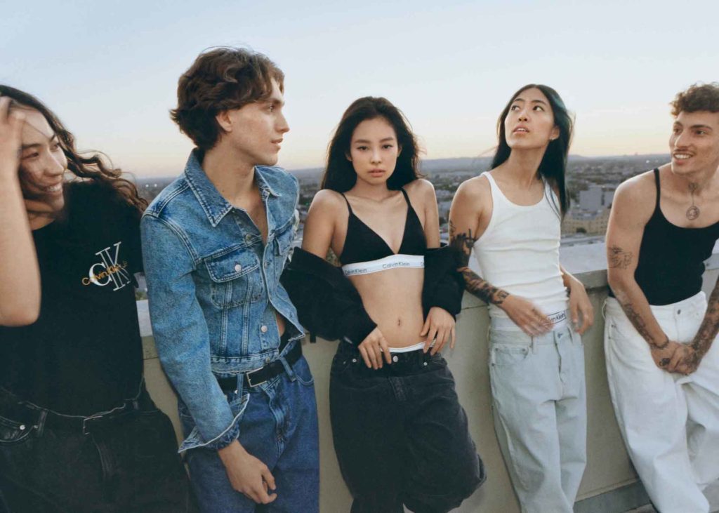 Calvin Klein comes back with a new spring 2022 campaign starring K-pop sensation Jennie from BLACKPINK and more talented artists. The most recent photoshoot, titled "All Together," was released on Feb. 15, photographed by Glen Luchford. 