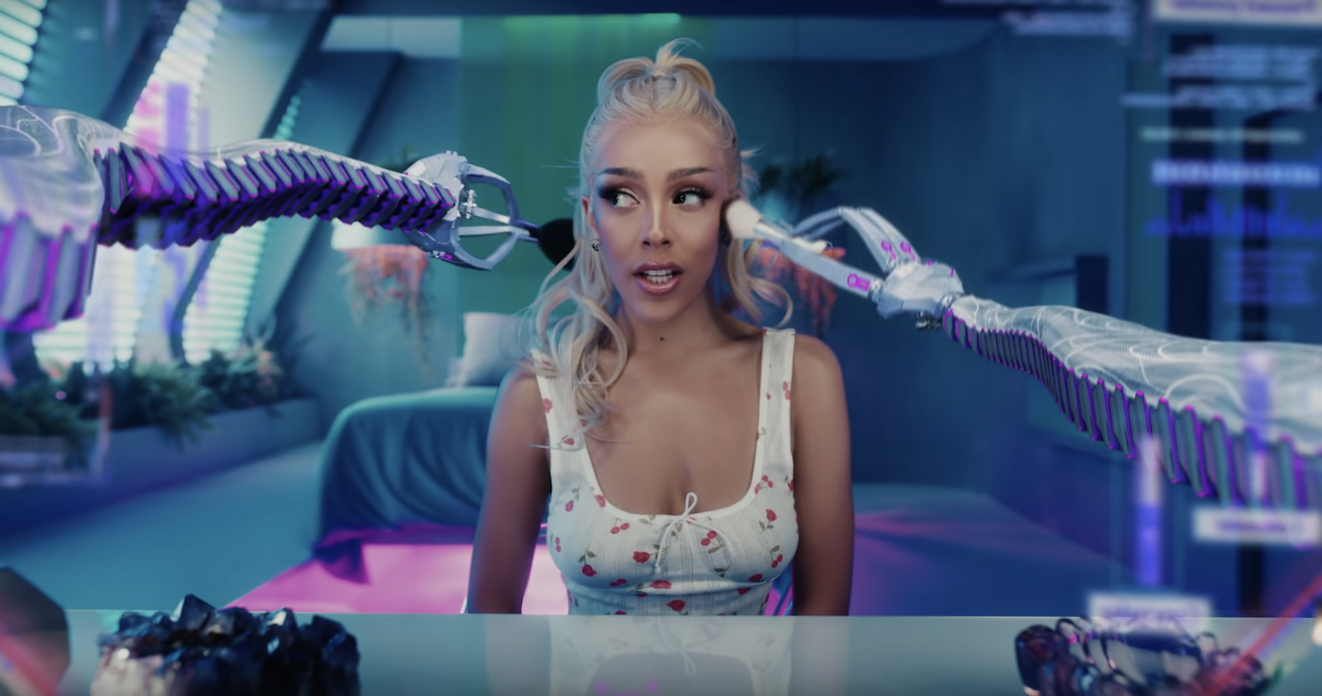 Glitter Magazine Doja Cat And Tyga Release New Song Freaky Deaky 