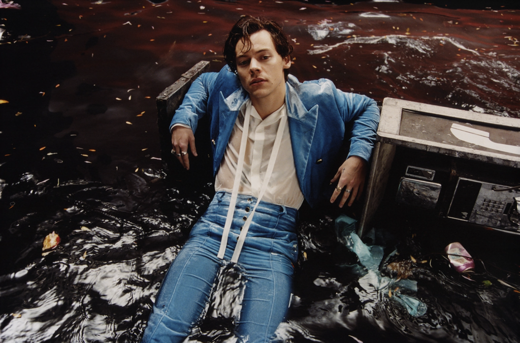 Harry Styles is ushering in the next era of Pleasing: a wonderous world of psychedelic prints, spring pastels, and Mick Fleetwood. If the legendary drummer's stamp of approval isn't enough, the slew of products in the groovy micro-collection will be enough for you to mark your calendars for the drop on March 15.