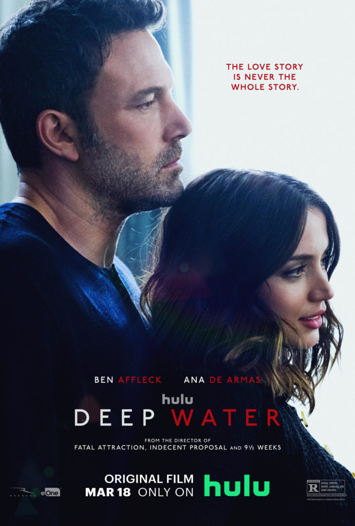 Hulu’s official synopsis of Lyne's film reads: "Deep Water takes us inside the marriage of picture-perfect Vic (Affleck) and Melinda (de Armas) Van Allen to discover the dangerous mind games they play and what happens to the people that get caught up in them.” 