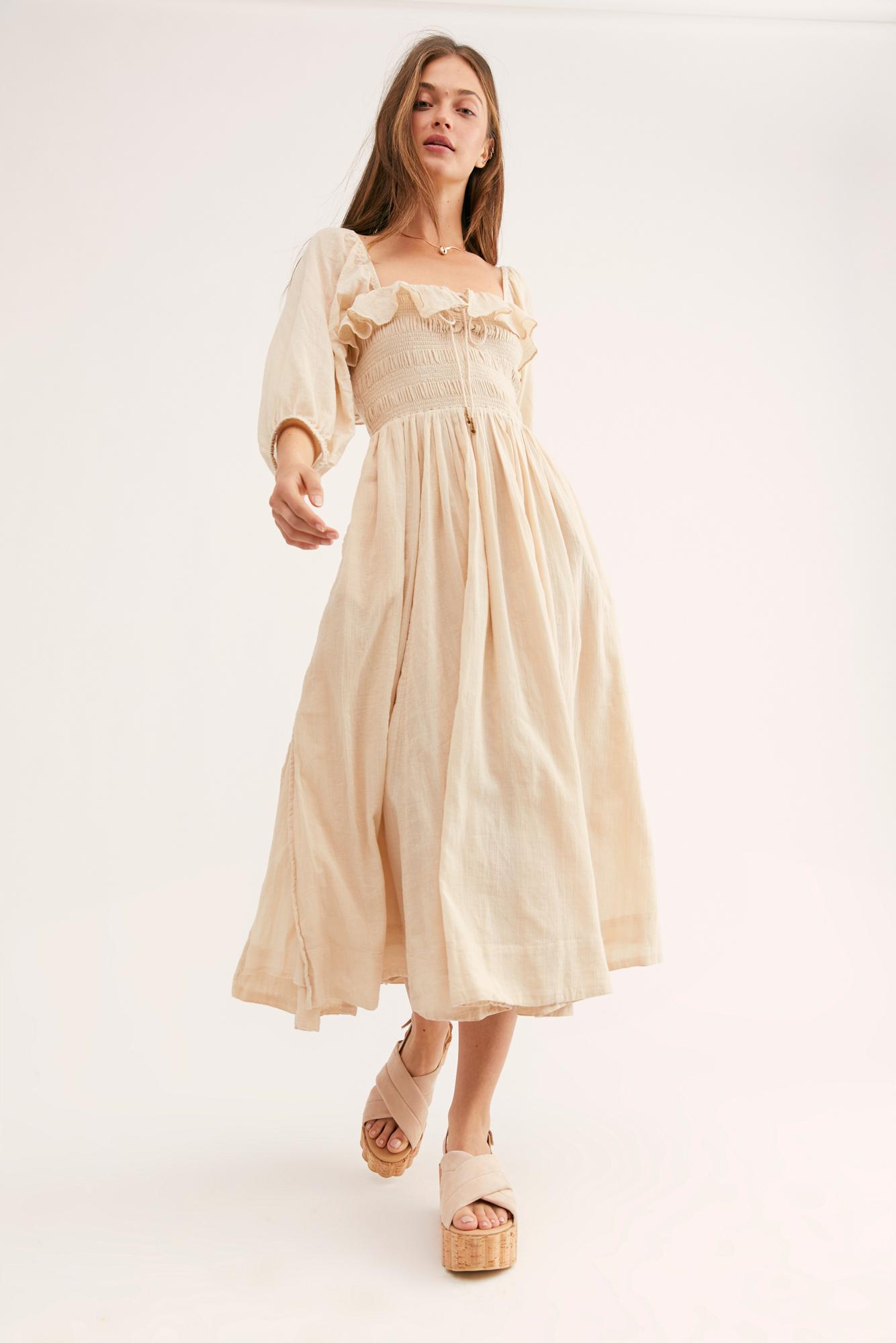 Free people oasis fashion midi dress