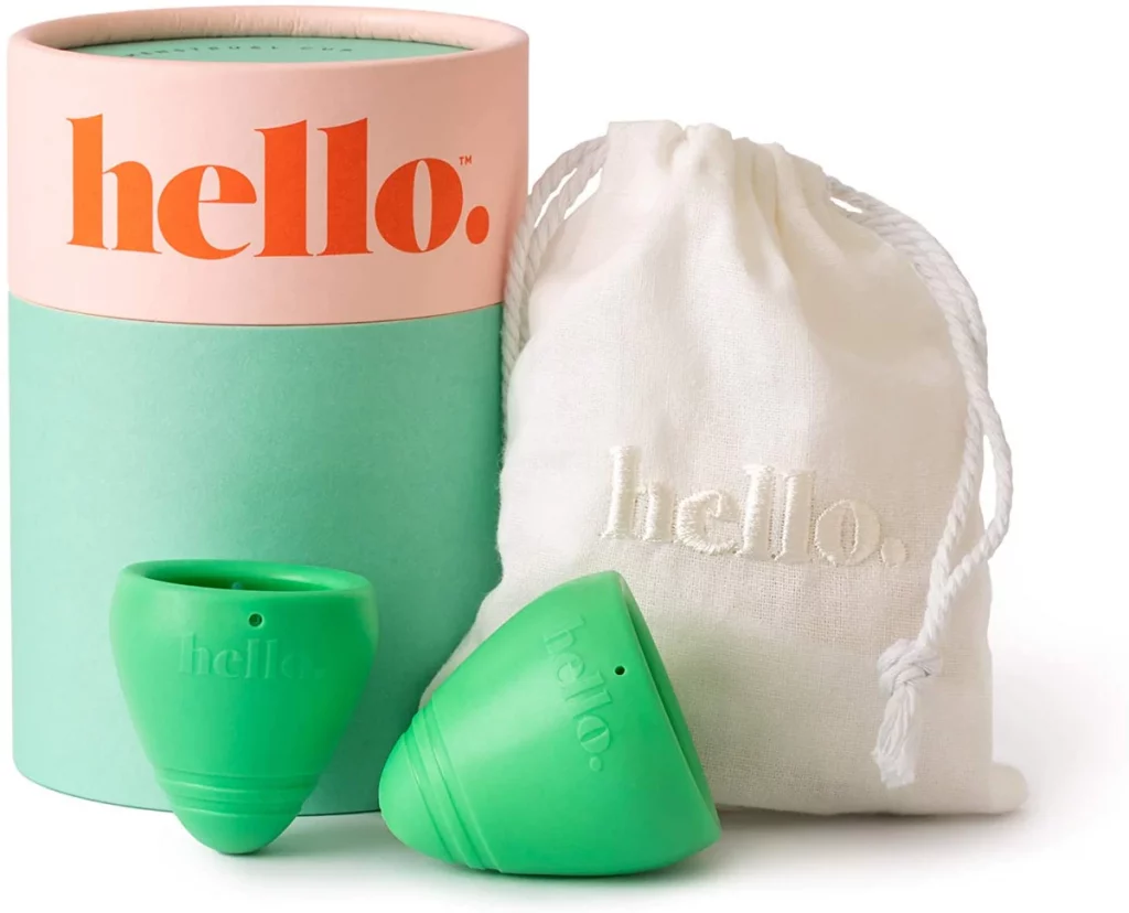 Shop high-quality and sustainable period products like pads, cups, and tampons by innovative brands like Hello and Flo.