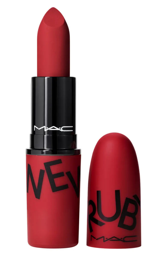 Introducing the MAC Cosmetics Ruby Crew. Six innovative formulas inspired by the world-famous vivid blue-red Ruby Woo shade. The 23-year-old shade was created accidentally while trying to tweak an existing formula of another scarlet shade from MAC. In 1999, the Retro Matte Lipstick formula was officially released in Ruby Woo alongside five other shades that have since been discontinued. Ruby Woo, however, has remained an instant success. Since then, the shade has become the brand's second-best-selling shade globally. MAC Cosmetics now offers the well-loved vibrant red in six finishes you desire.  