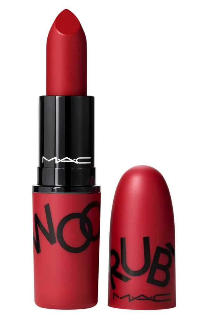Introducing the MAC Cosmetics Ruby Crew. Six innovative formulas inspired by the world-famous vivid blue-red Ruby Woo shade. The 23-year-old shade was created accidentally while trying to tweak an existing formula of another scarlet shade from MAC. In 1999, the Retro Matte Lipstick formula was officially released in Ruby Woo alongside five other shades that have since been discontinued. Ruby Woo, however, has remained an instant success. Since then, the shade has become the brand's second-best-selling shade globally. MAC Cosmetics now offers the well-loved vibrant red in six finishes you desire.  