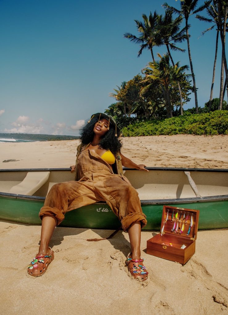In honor of Mental Health Awareness Month, SZA has shared her collaboration with Crocs in an attempt to focus on good mental health and self-care. The "Good Days" singer has two variations: The SZA x Crocs  Classic Clog and The SZA x Crocs Classic Slide. 