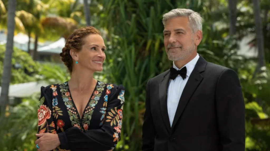 Julia Roberts and George Clooney are back on the big screen together in the upcoming film, Ticket to Paradise. The pair starred opposite one another in the Ocean's Eleven film trilogy. 