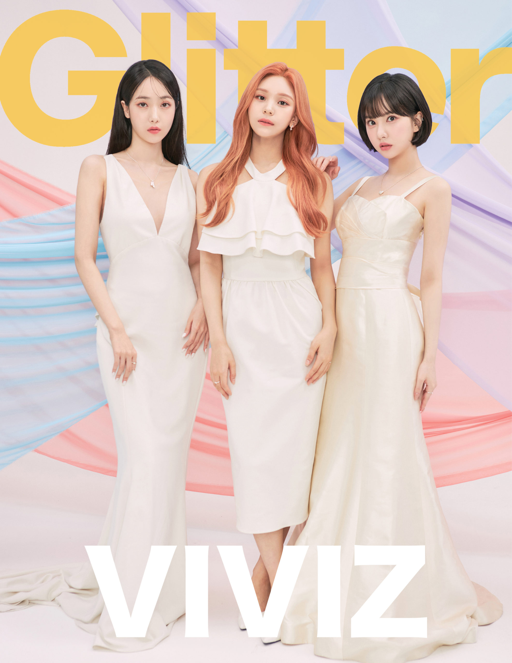 VIVIZ, the three-member group consisting of SinB, Eunha, and Umji, brought their stellar track “BOP BOP!” into the world early this year with their debut mini-album Beam of Prism. The girls descended into a fantastical and bright universe that immediately shook the K-pop industry. Their performance expertise landed them on the Mnet survival show Queendom 2, and on July 6, released their first comeback Summer Vibe.  
