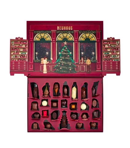 The NEUHAUS 25-Piece Pop-Up Chocolate Advent Calendar is the perfect gift for chocolate lovers. NEUHAUS has its very own cacao farm, where they grow cacao beans. Their products are non-GMO and palm oil free. This advent calendar features a variety of chocolates, including milk, dark, and white. The advent calendar has a beautifully decorated Christmas scene when you open your Belgian chocolates. Satisfy your sweet tooth with these scrumptious chocolate treats this holiday season for $78.90.  