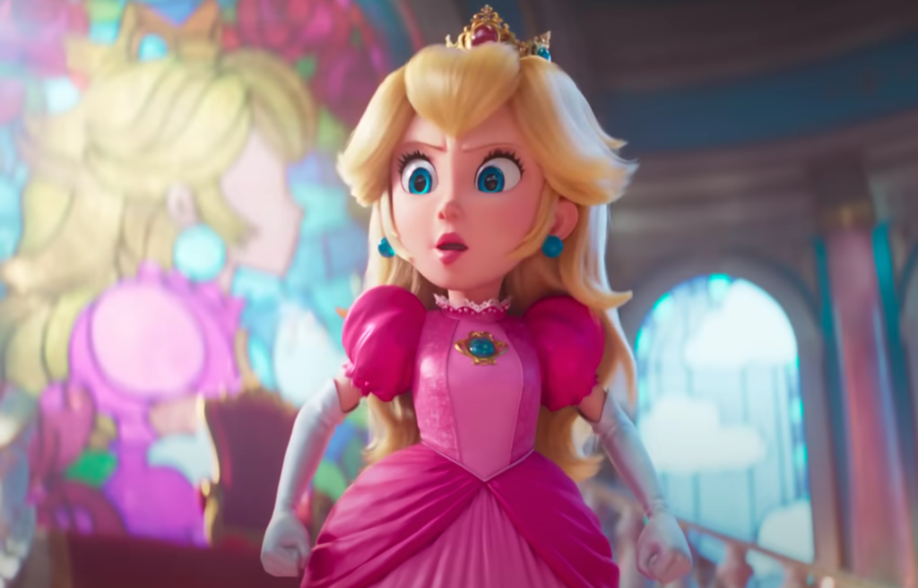 The Super Mario Bros: Movie(2023)🍄 . . . Peaches ❤️ . . . #mariobros  #mariobrosmovie #peaches #princesspeach #illumination #bowser…, peaches  mario portugues 