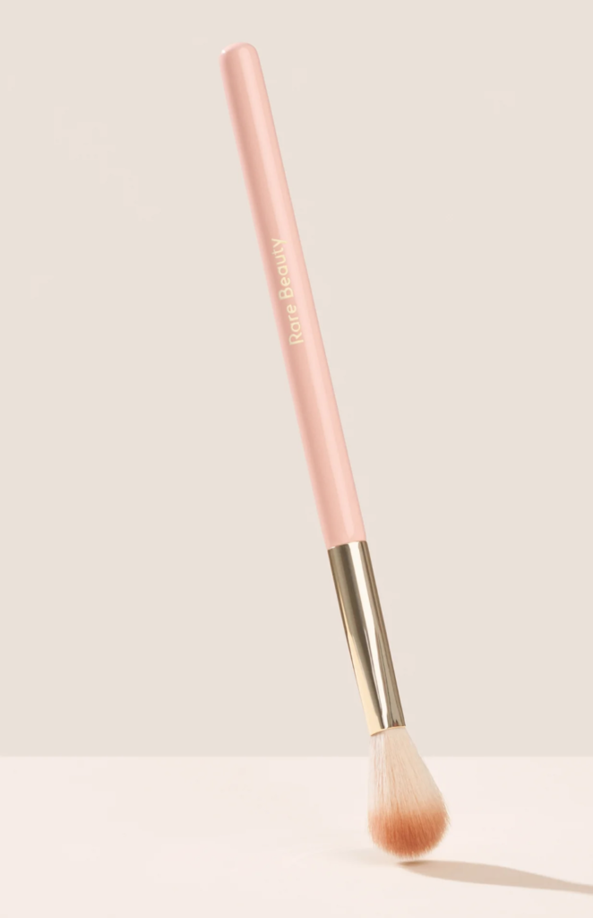 When aiming for a flawless face, Rare Beauty has got you covered with their new Positive Light Precision Highlighter Brush. For $18, the tapered brush ensures a crisp, blended finish. Rare Beauty encourages you to “Sweep on highlighter exactly where you want it so you can shine your brightest, just how you like it.”