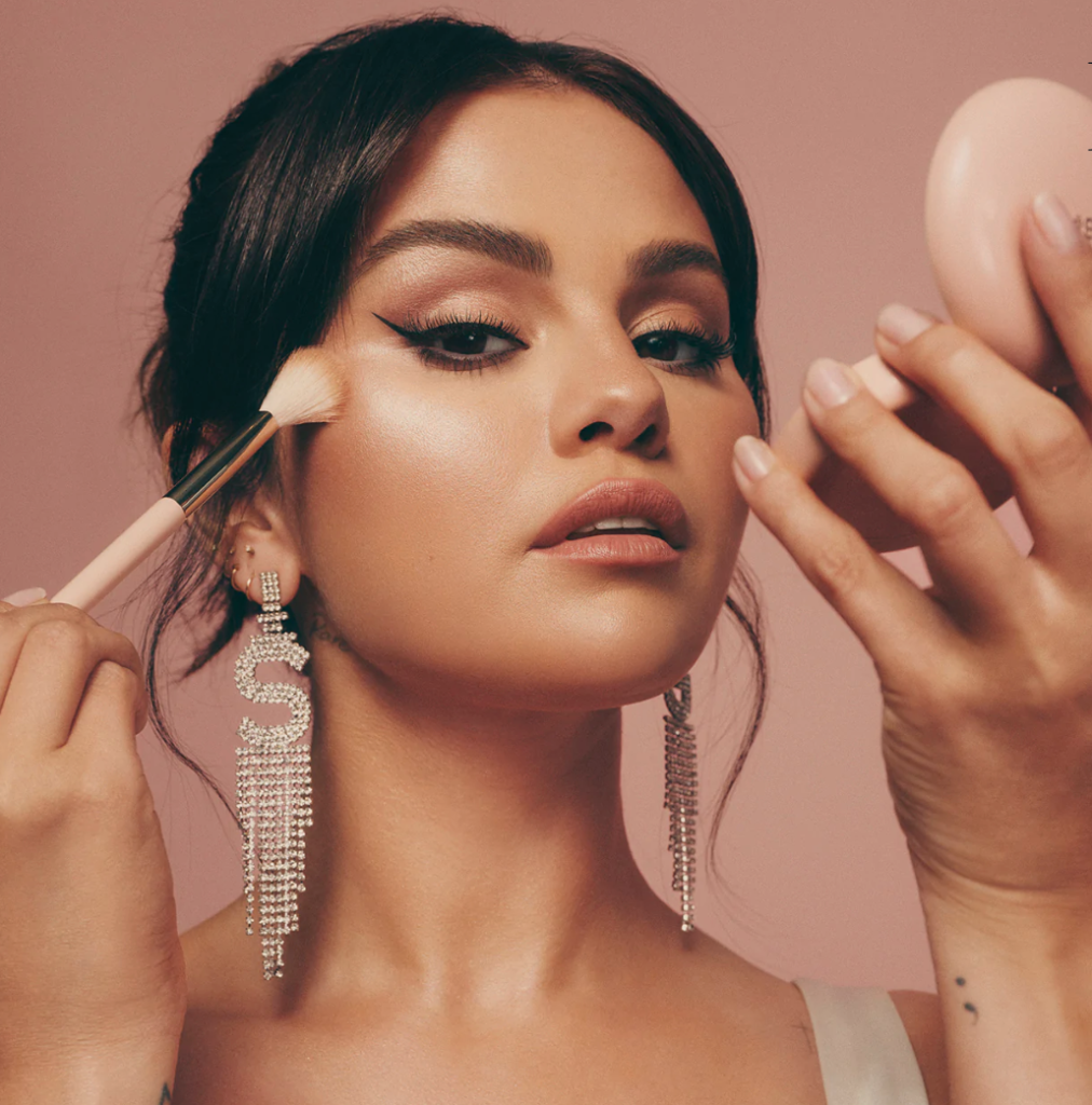 Get ready, get set, and glow with Rare Beauty’s newest edition to its stellar lineup, the Positive Light Silky Touch Highlighter and Positive Light Precision Highlighter Brush. 