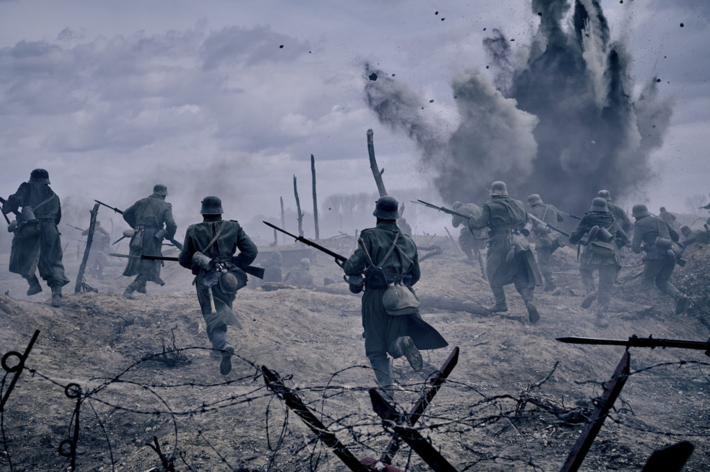 All Quiet on the Western Front starring Felix Kammerer as Paul Bäumer, chronicles the emotionally heavy saga of a young German soldier who has bitten off more than he can chew in 1917 when fudging his parent's signature on a draft card putting him on the Western Front of World War I.