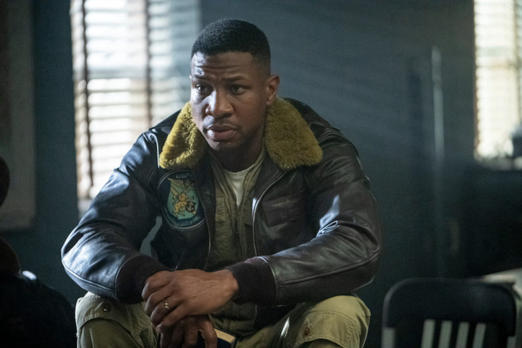 Devotion star Jonathan Majors (Lovecraft Country, The Harder They Fall, Loki) takes on the role of Jesse Brown, the first Black Navy aviator in history, alongside Glen Powell (Top Gun: Maverick), who stars as Tom Hudner, his wingman. 