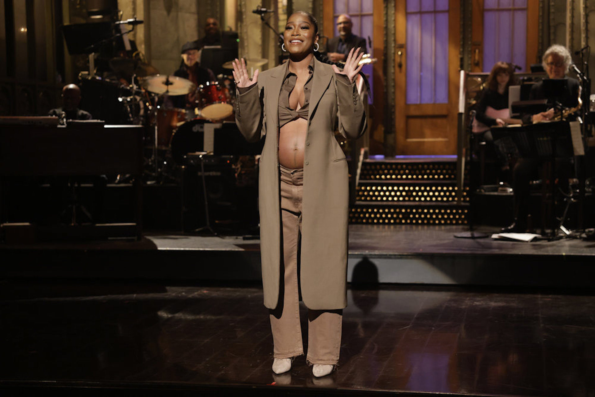 Keke Palmer continues to update fans on her pregnancy journey. The 'Nope' actress is expecting her first child with her partner, Darius Jackson.