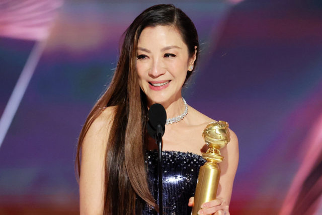 Congratulations are in order. Michelle Yeoh has received her first Golden Globe award and it would be an understatement to say that the recognition is long overdue.