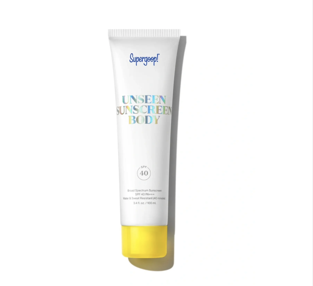 Get ready to bask in the ultimate sun protection experience. Supergoop just launched the body version of its viral Unseen Sunscreen this month. 