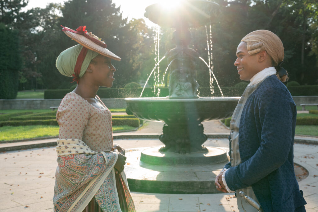 Kelvin Harrison Jr. (Luce, Monsters and Men) stars as composer and polymath Joseph Bologne, Chevalier de Saint-Georges, alongside Samara Weaving.