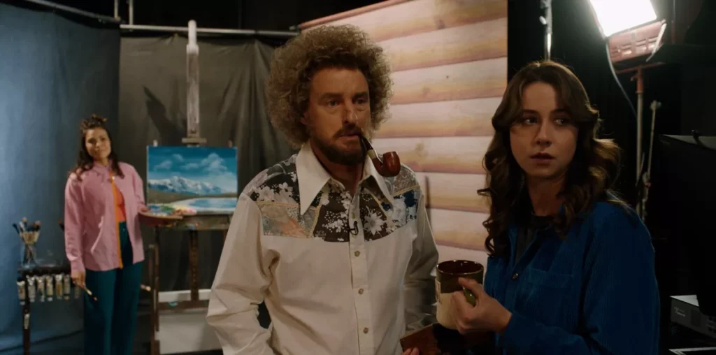 Written and directed by Brit McAdams, 'Paint' is inspired by real-life "celebrity" painter Bob Ross and stars Owen Wilson, Michaela Watkins, Ciara Renée, StephenRoot, Wendi McLendon-Covey, Lucy Freyer, and Lusia Strus.