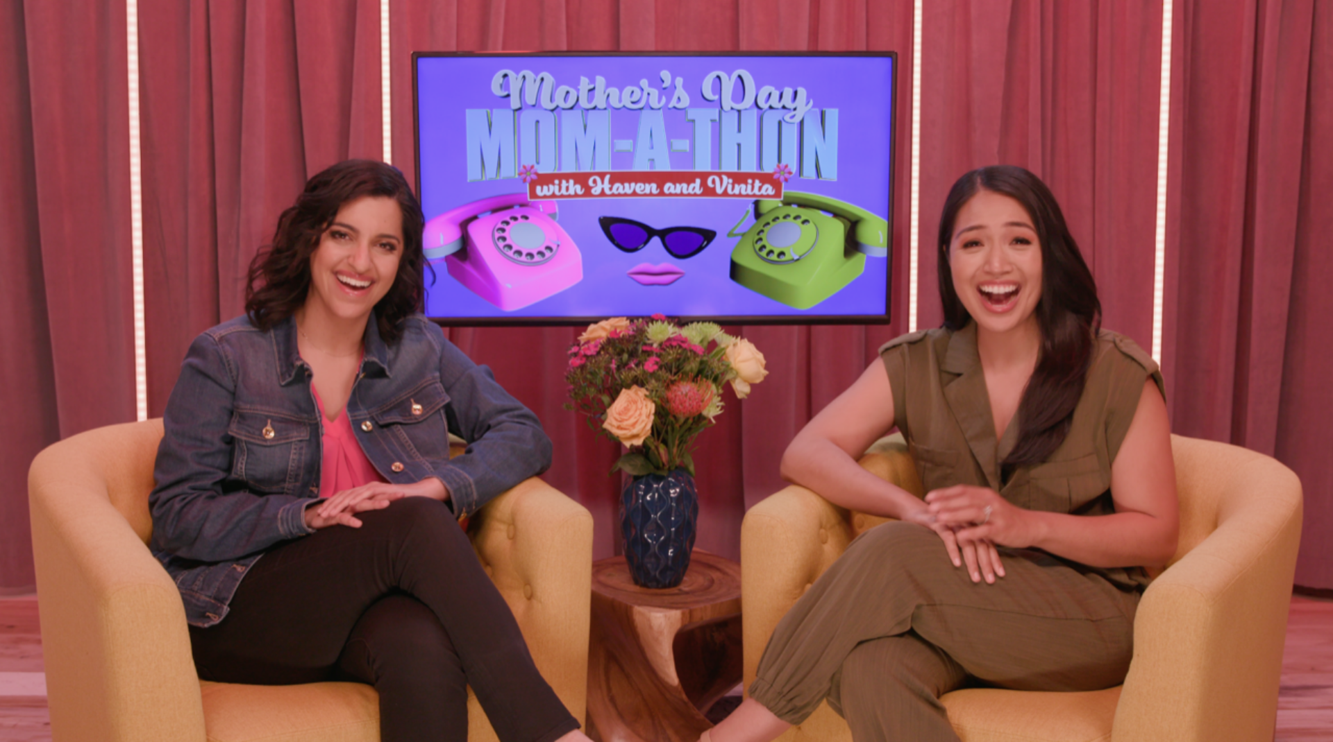 Just in time for Mother's Day, Vinita Khilnani and Haven Everly host a brand new variety show entitled Mother’s Day Mom-A-Thon with Haven and Vinita celebrating motherhood from a uniquely Asian perspective.