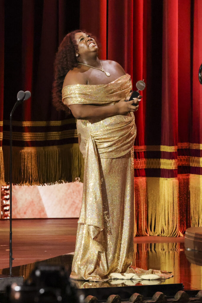 Alex Newell made history at the 76th annual Tony Awards this Sunday. In an unprecedented event, Newell became the first openly nonbinary Tony-awarded actor for the new Broadway musical Shucked.