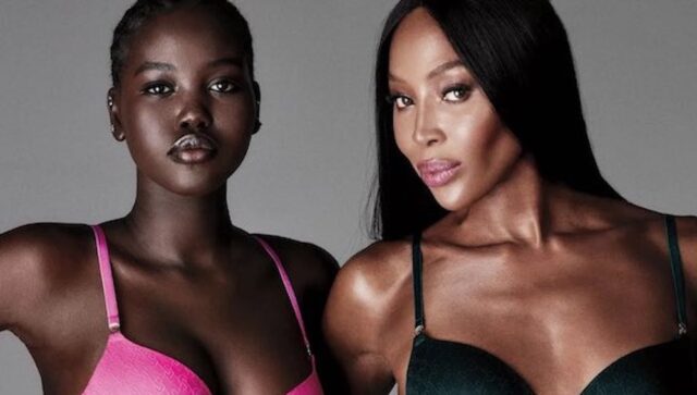 Naomi Campbell, Gisele Bündchen, Adriana Lima, and Candice Swanepoel return to the Victoria's Secret spotlight for the brand's comeback collection, 