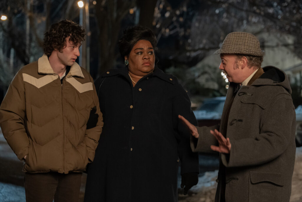'The Holdovers,' directed by Alexander Payne and starring Paul Giamatti, Da’Vine Joy Randolph, and Dominic Sessa, is the hilarious antidote to those not wanting a typical sugary bundle of film cheer this holiday season.