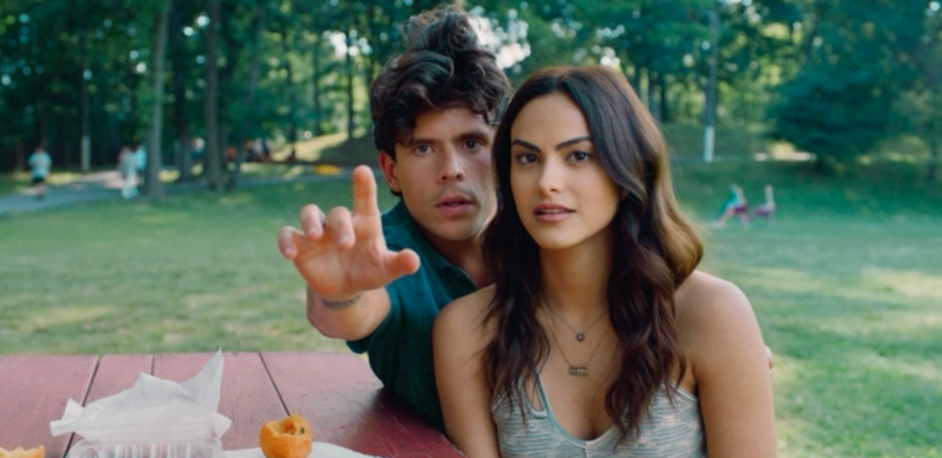 The first look official poster and trailer have been released for the upcoming film Música, starring Camila Mendes and Rudy Mancuso.