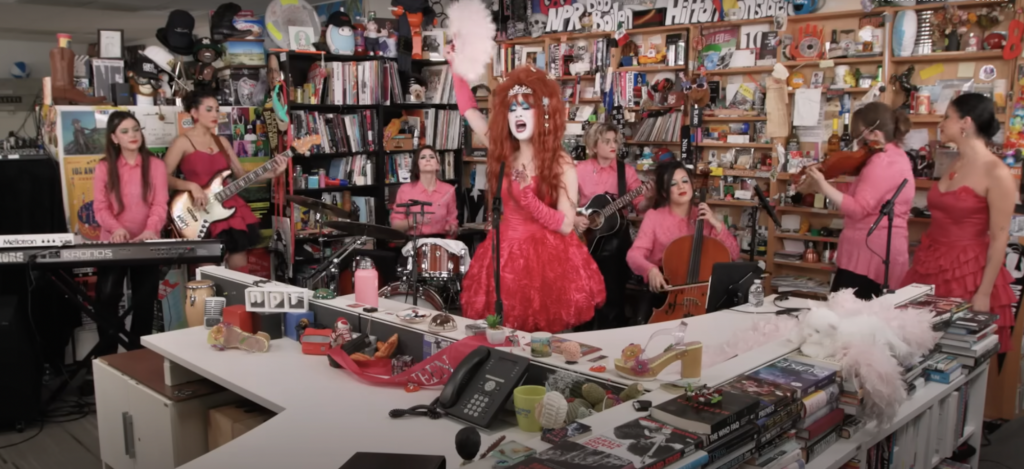 Chappell Roan graced NPR's Tiny Desk this week, showcasing her talent in a stripped-down yet powerful manner.