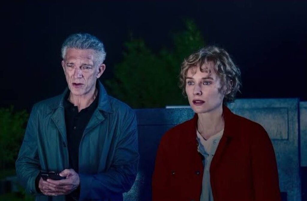 The Shrouds, David Cronenberg's newest technology-driven body horror film, premiered Monday night at the Cannes Film Festival, highlighting one man's grief over the loss of his wife. 