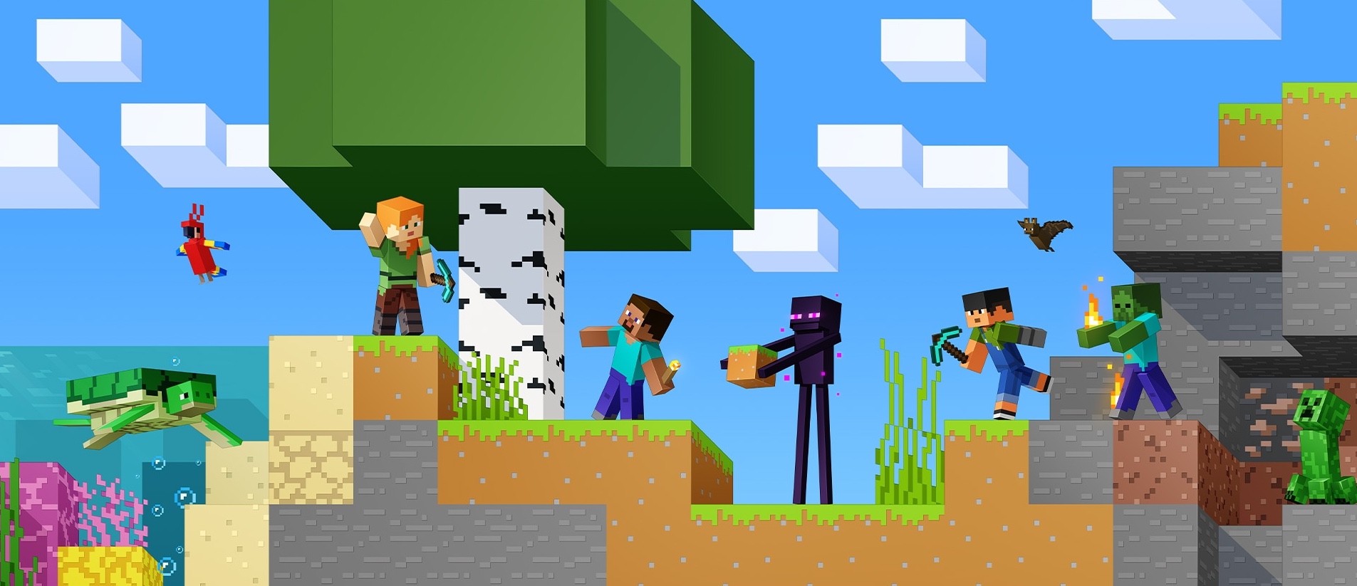 « Minecraft » arrive officiellement sur les écrans de télévision du monde entier, 15 ans après sa création.  Plus tôt dans la journée, Mojang Studios a annoncé que Netflix développait une toute nouvelle série animée basée sur le jeu.