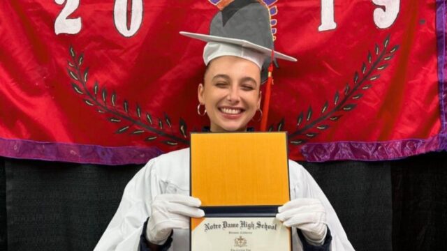 Emma Chamberlain proved that you can be proud of your achievements at any age, and shared that she officially graduated high school at 23 in new photos.