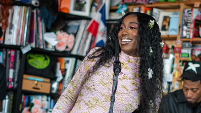 Flo Milli made a stunning appearance on NPR Tiny Desk, performing an array of her hit singles for an intimate audience.
