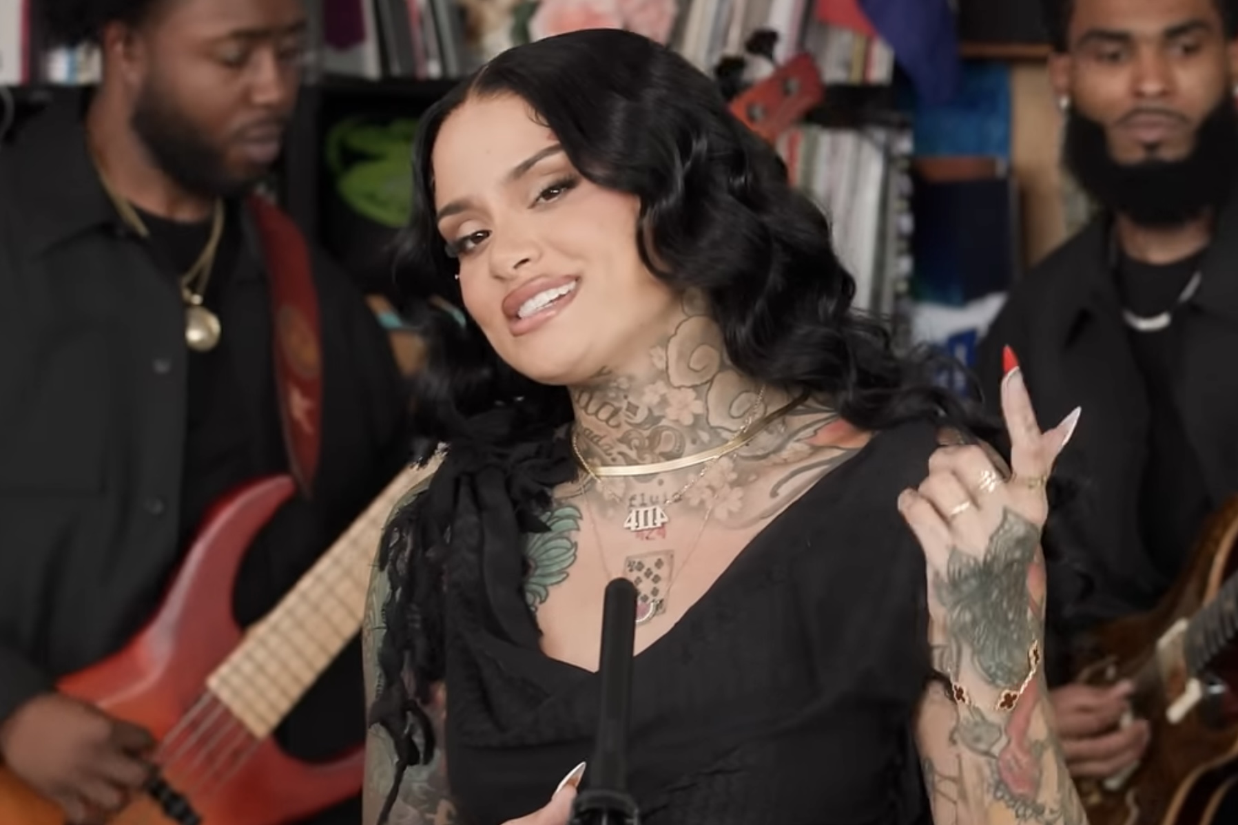 In her first NPR Tiny Desk Concert, Kehlani showcased her music and advocacy for Palestine, Congo, and other regions facing geopolitical conflict.