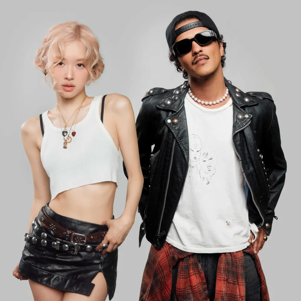 In an exciting milestone for both K-pop and global pop music, ROSÉ and Bruno Mars’ hit collaboration, ‘APT.,’ has soared to the top of Billboard’s Pop Airplay chart, marking the first No. 1 by a K-pop artist. 