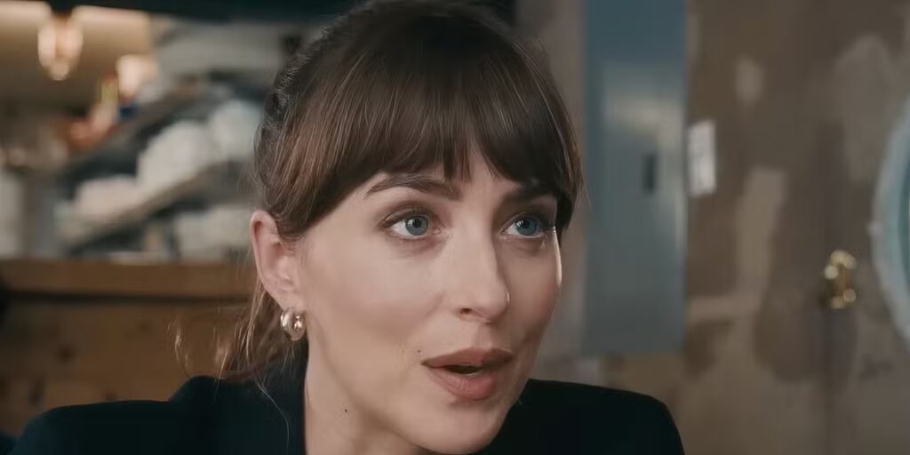 With the release of the second Materialists trailer, audiences get another glimpse into the love triangle between Dakota Johnson, Chris Evans, and Pedro Pascal. Directed by Celine Song, known for her critically acclaimed Past Lives, the A24 romance drama will hit theaters June 13. 