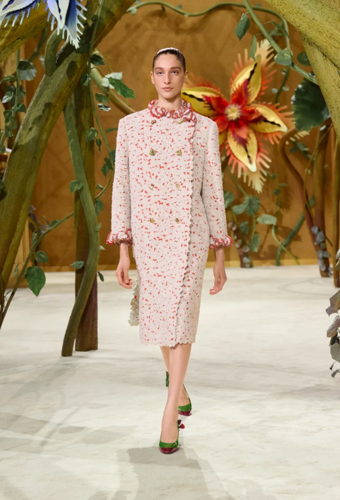 On the second day of Paris Haute Couture Week, creative director Matthieu Blazy unveiled his second couture collection for the House, and darling, he did not come to play it safe. Titled "Gaby and the Beanstalk," the Fall/Winter 2026-2027 collection was born from a book of fairytales — Les Fées, Contes des Contes — that Blazy discovered tucked away in Gabrielle Chanel's personal library. From that single spark, he built an entire enchanted world inside the Grand Palais.