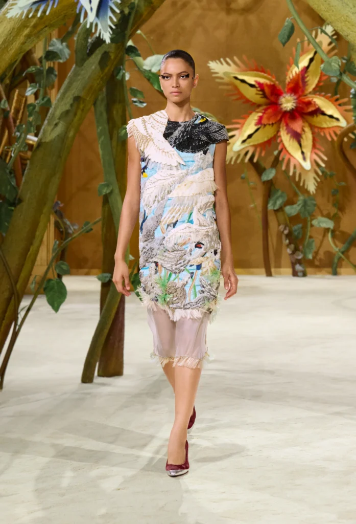 On the second day of Paris Haute Couture Week, creative director Matthieu Blazy unveiled his second couture collection for the House, and darling, he did not come to play it safe. Titled "Gaby and the Beanstalk," the Fall/Winter 2026-2027 collection was born from a book of fairytales — Les Fées, Contes des Contes — that Blazy discovered tucked away in Gabrielle Chanel's personal library. From that single spark, he built an entire enchanted world inside the Grand Palais.