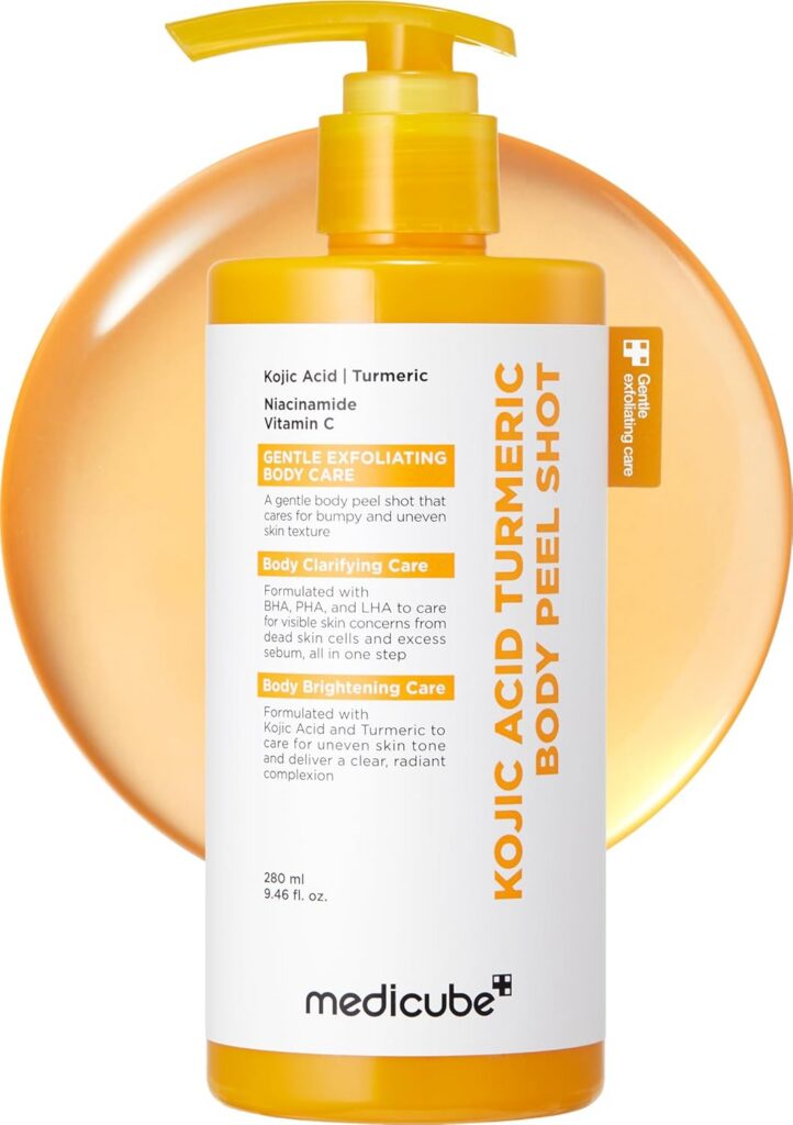 Consider this your official Glitter nod: our editors have a new body-care obsession, and it comes courtesy of K-beauty favorite medicube. The brand's Body Peel Shot and Kojic Acid Turmeric Brightening Body Wash have earned a permanent spot in our showers, leaving skin noticeably smoother and helping dark spots begin to fade from the very first use.