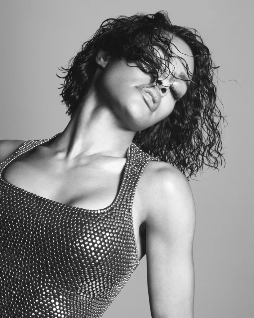 Teyana Taylor stuns as the face of Alaïa's Summer/Fall 2026 campaign, a striking black-and-white celebration of movement and the female form.